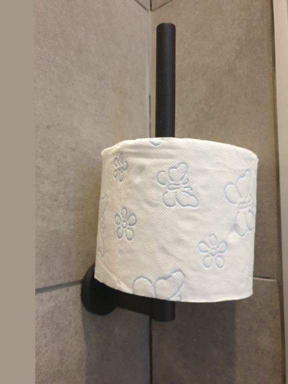 Tiger Noon Toiletborstel met Houder - Zwart
