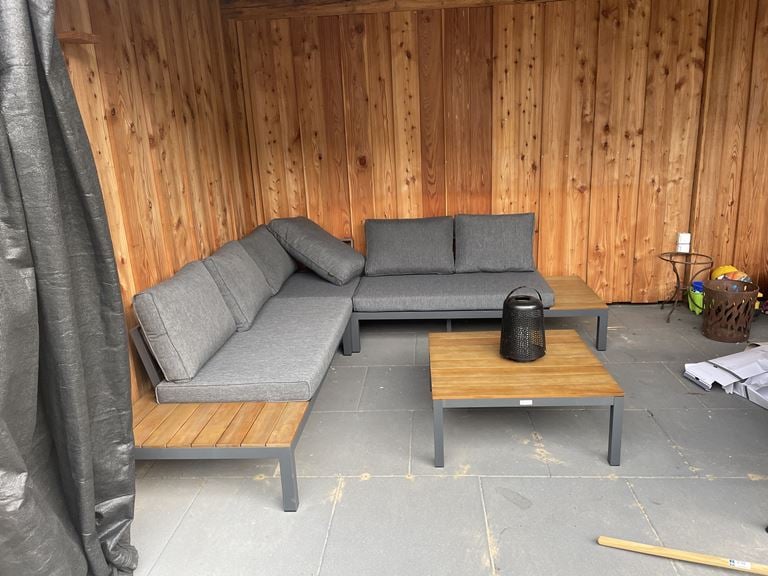 Exotan La Vida Loungeset - Teak/Antraciet