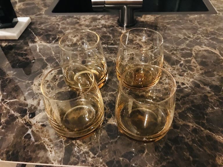 Broste Copenhagen Amber Cocktailglazen 0,2 L – 4 st.