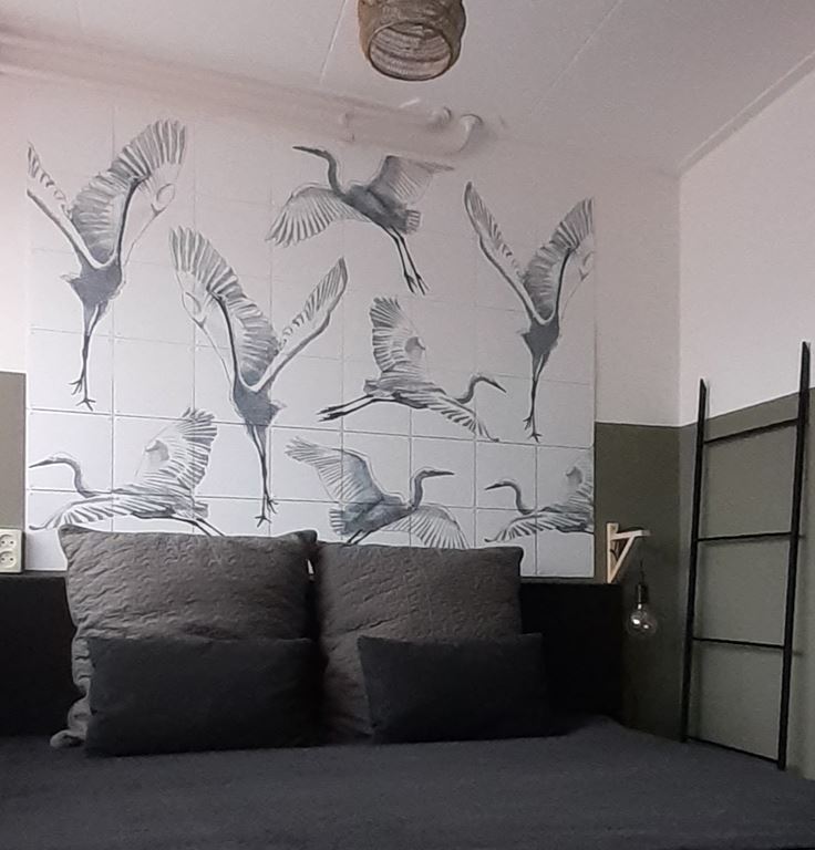 IXXI Kraanvogels Wandsysteem 120 x 160 cm