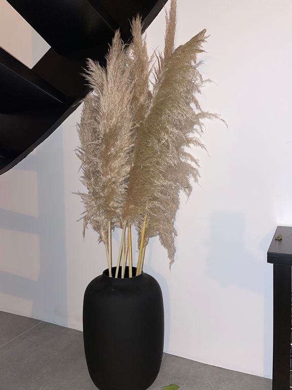 Vase The World Artic Vaas M - Black