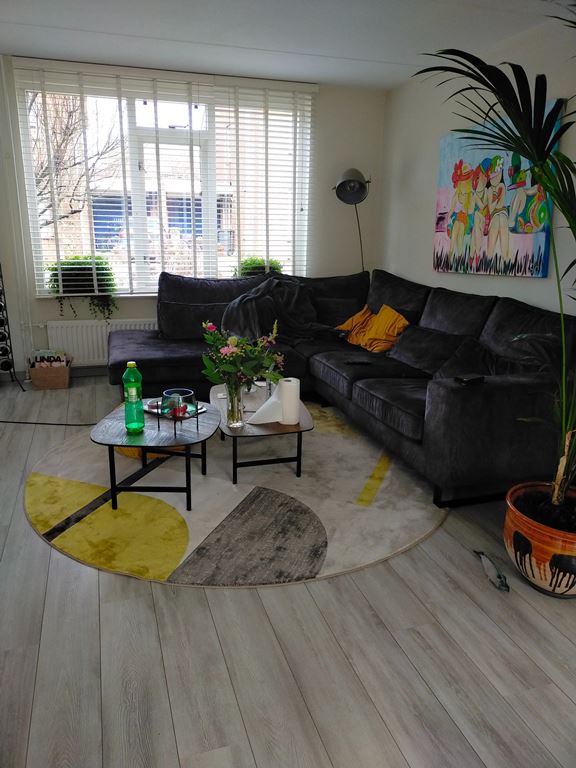 Zuiver Hilton Vloerkleed  Ø 240 cm - Geel