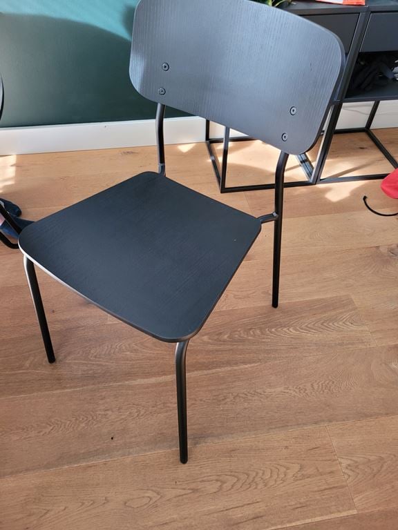 by fonQ basic Ava Eetkamerstoel - Zwart