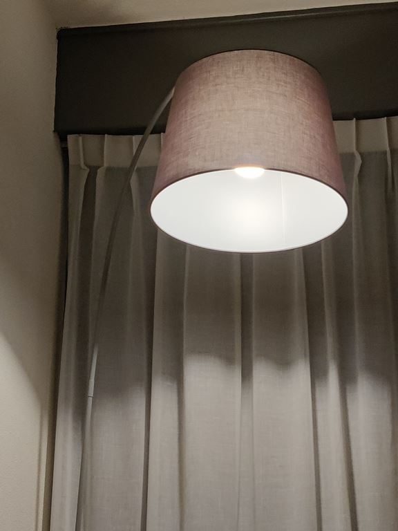 QAZQA Moderne booglamp met grijze kap - Bend