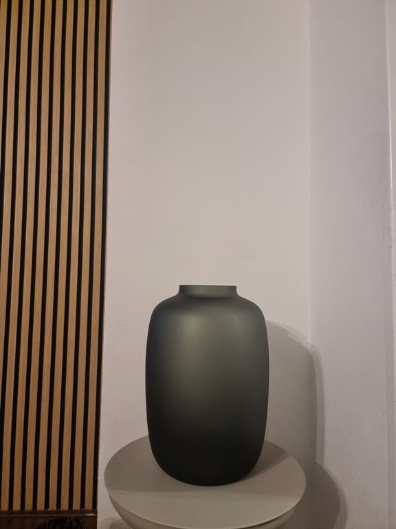Vase The World Artic Vaas M - H 35 x  Ø 25 cm - Satin Grey