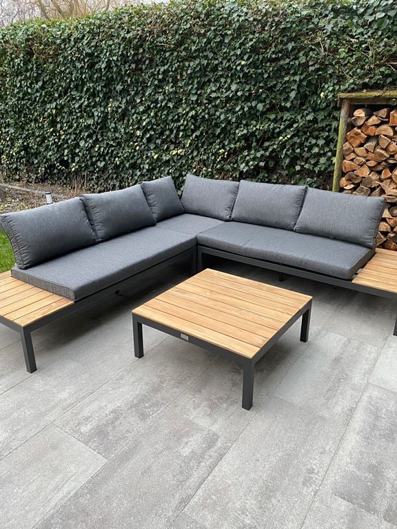 Exotan La Vida Loungeset - Teak/Antraciet