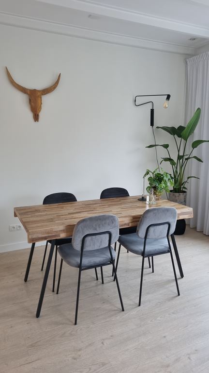 by fonQ  Tygo Eettafel - 160 x 78 cm - Bruin 