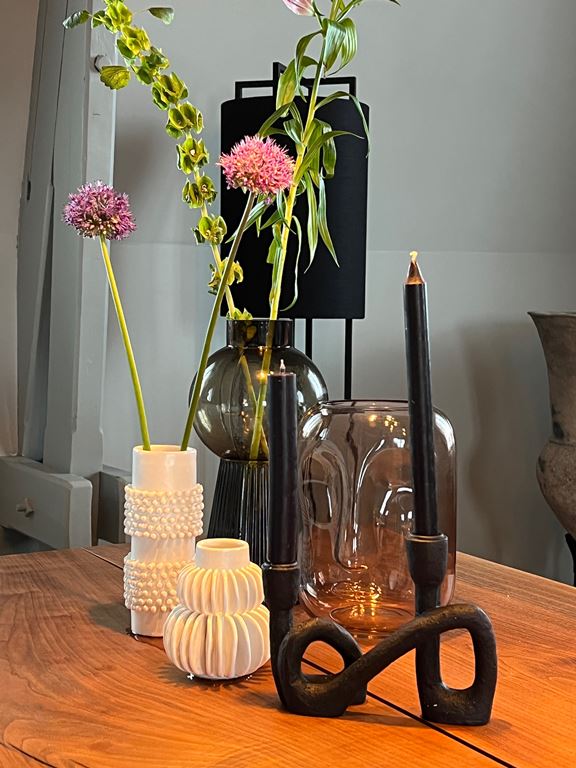 Bloomingville Brown Glass Vaas