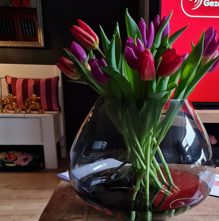 Vase The World - Morava grey Ø32 x H25 cm