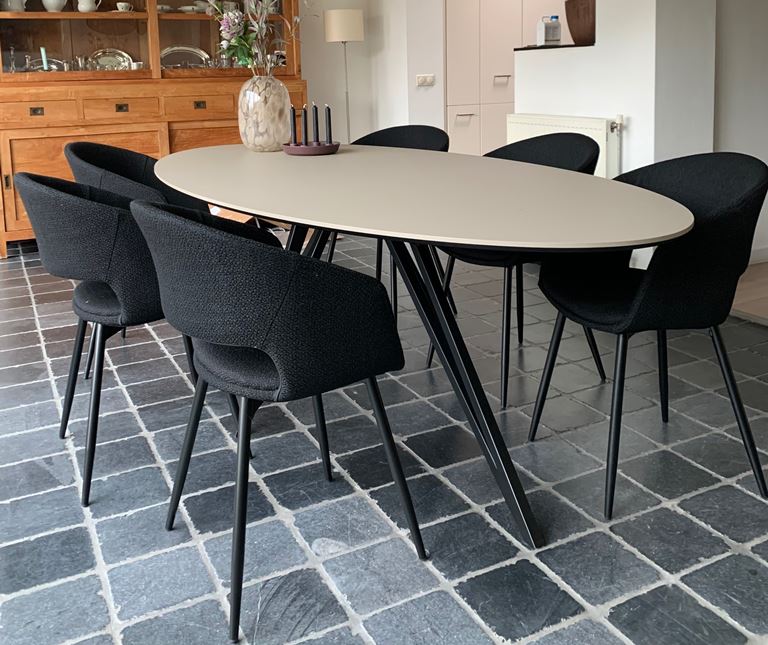 Kick stoel Dean - Zwart