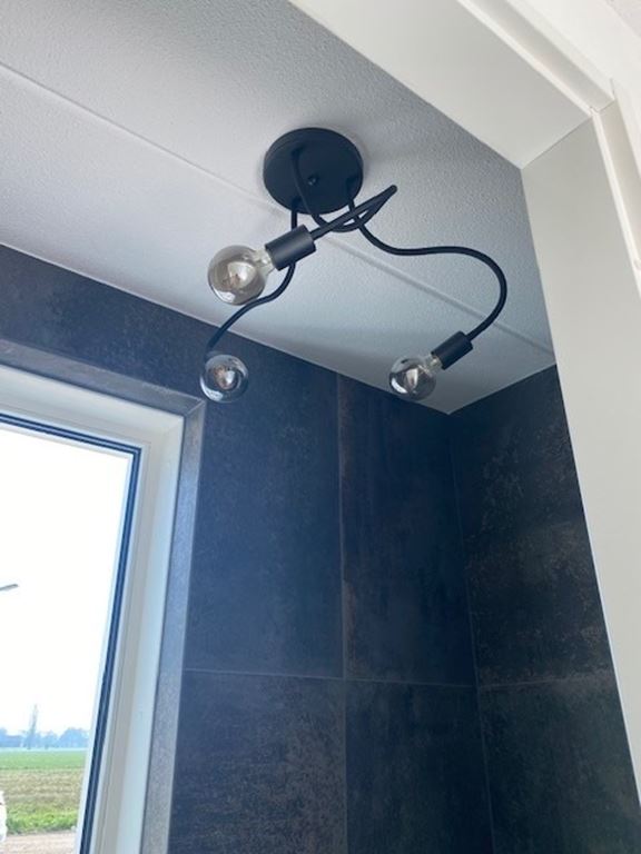 Highlight Plafondlamp Flex Zwart Mat Zwart 50cm 3 Lichts