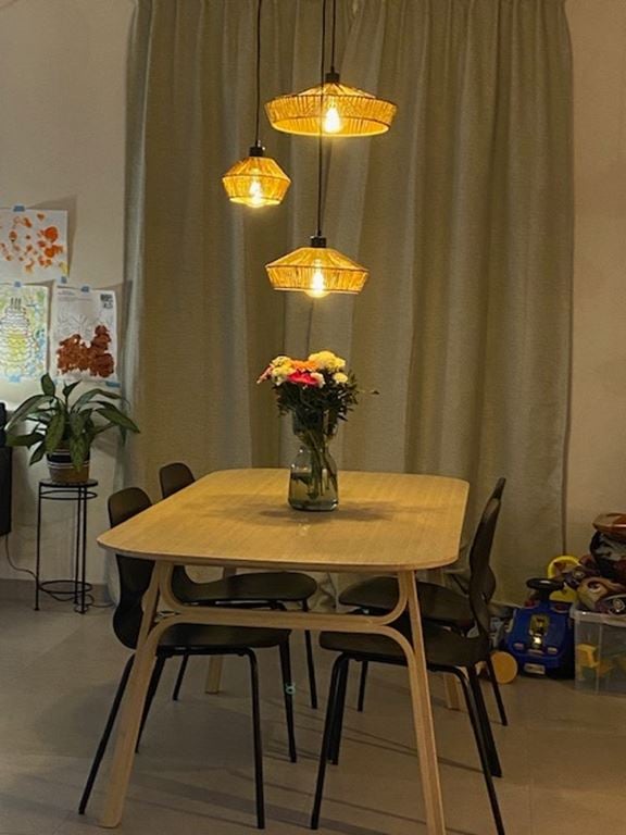 Lucide YUNKAI Hanglamp - Naturel