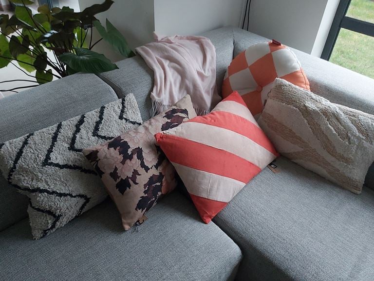 HKliving Zigzag Sierkussen 40 x 60 cm