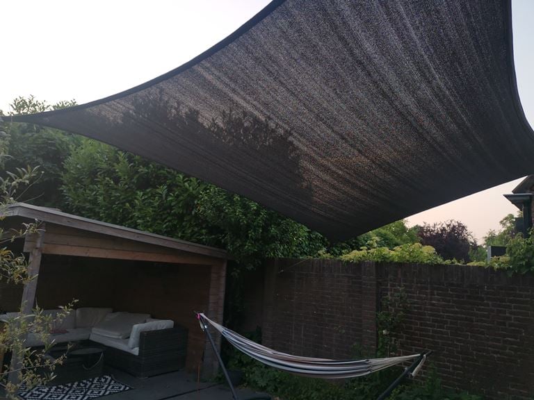 Nesling Coolfit Schaduwdoek 400 x 300 cm - Antraciet