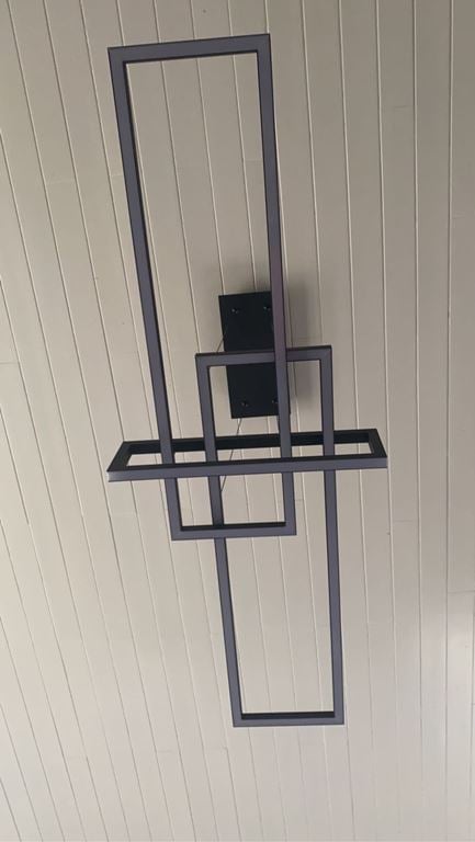 Trio Leuchten Salinas Hanglamp SMD LED 34W Zwart