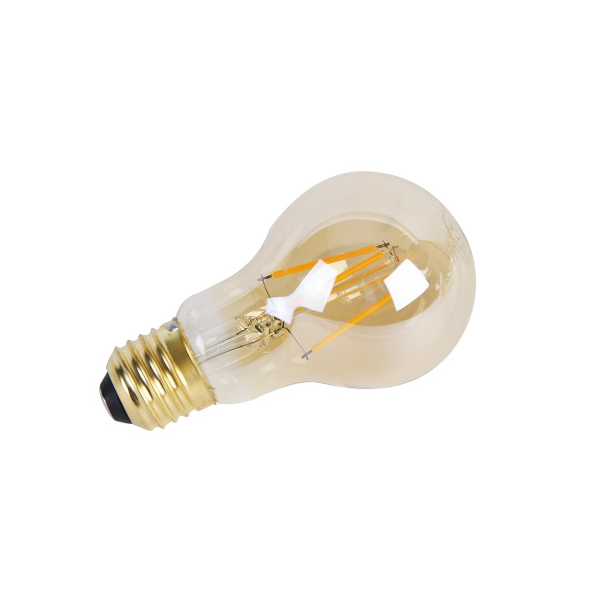 LUEDD E27 3-staps dimbare LED lamp A60 goldline 5W 530 lm 2200K