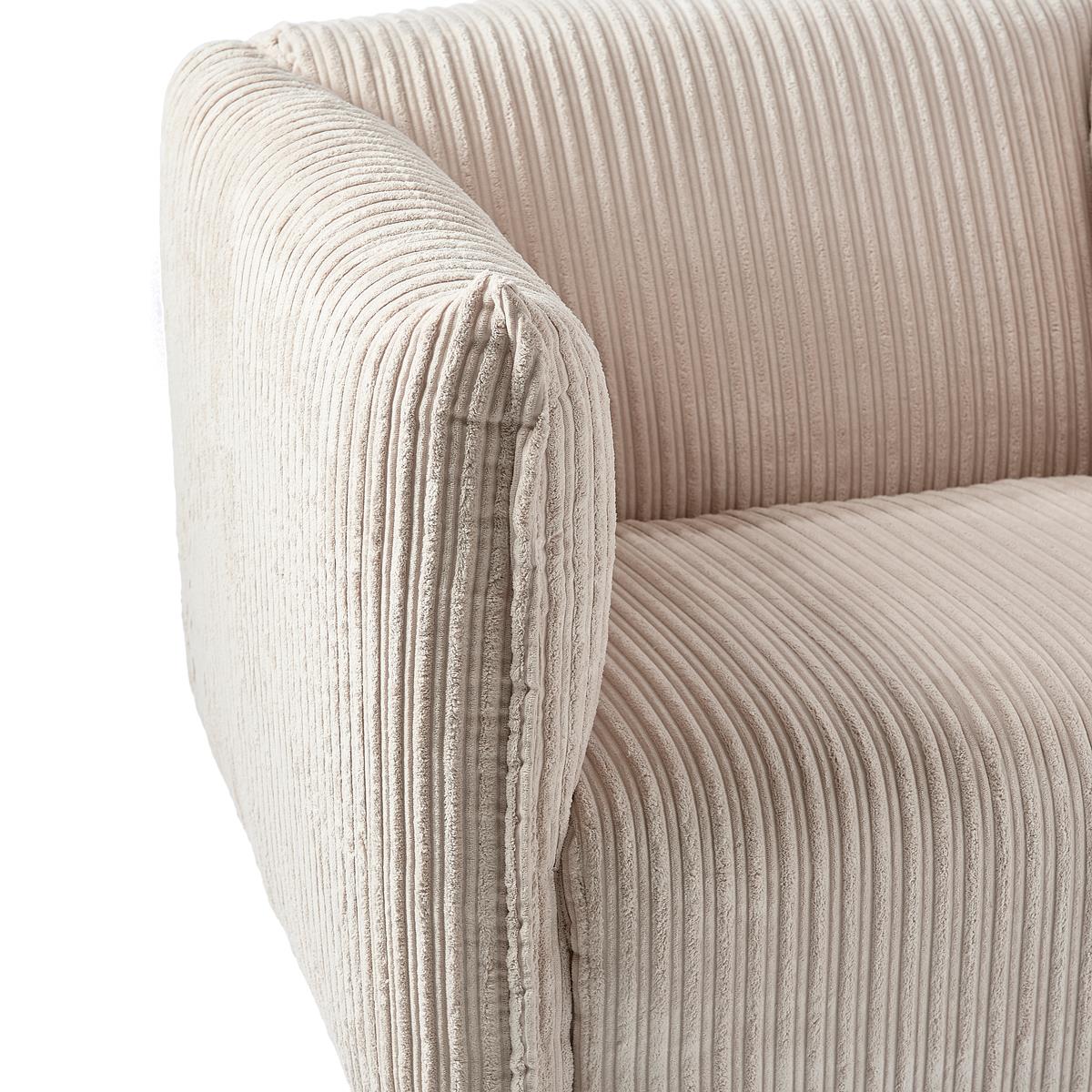 by fonQ Ribbon Fauteuil Crème - Stijlvol & Comfortabel