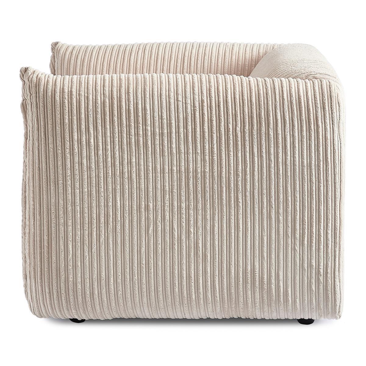 by fonQ Ribbon Fauteuil Crème - Stijlvol & Comfortabel