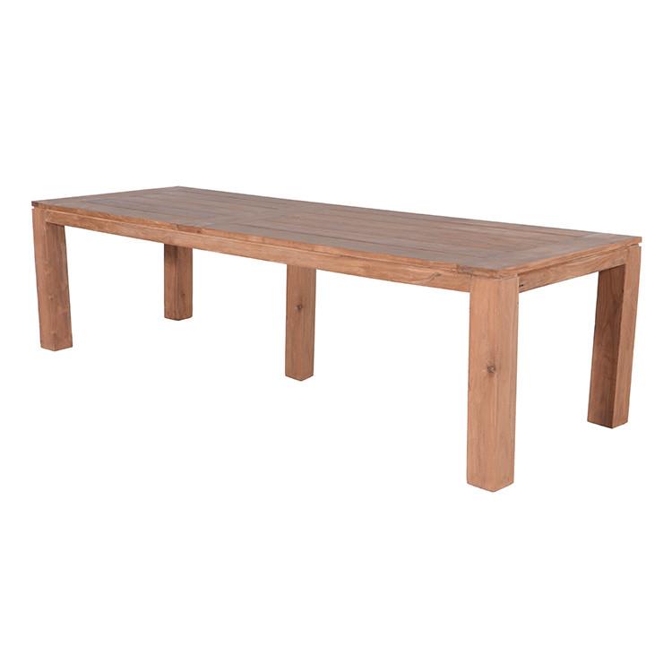 DE BESTE TUINIMPRESSIES TULSA TAFEL 300X100X76 CM TEAKHOUT DONKER BRUIN