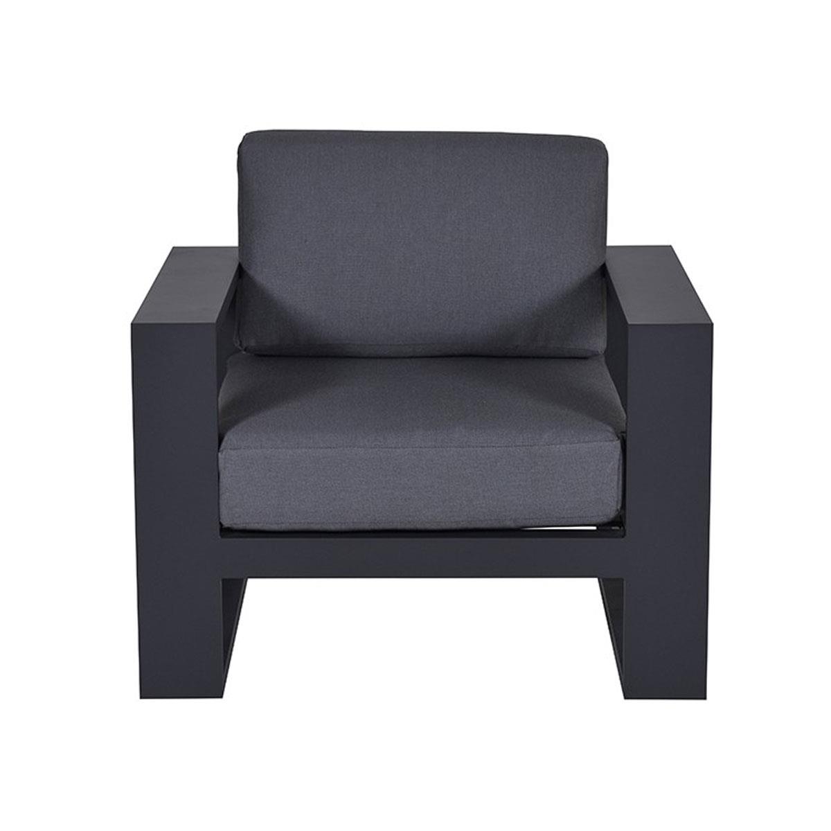 DE BESTE GARDEN IMPRESSIONS PLAZA LOUNGE TUINSTOEL - DONKER GRIJS - REVIEW