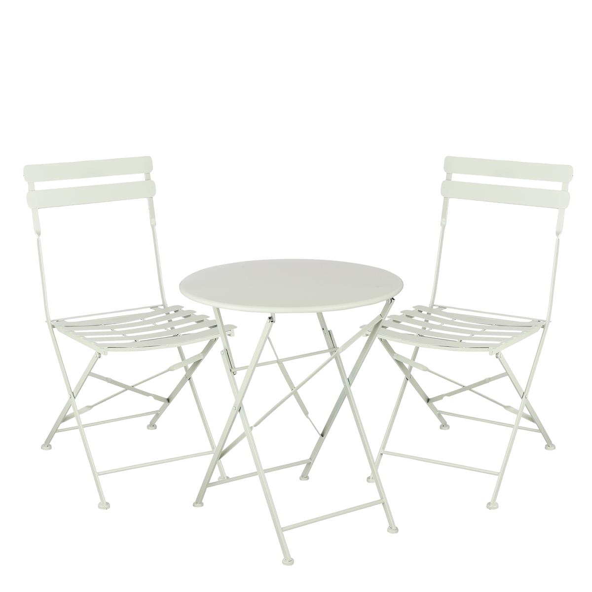 DE BESTE MICA DECORATIONS LAURENCE BISTROSET - SET VAN 3 - METAAL - MINTGROEN -