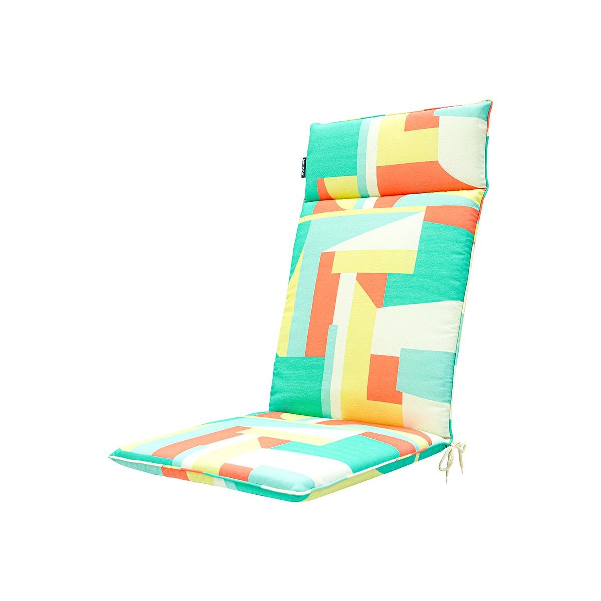 DE BESTE TUINKUSSEN VOOR HOGE RUG 120x50 - MULTICOLOR - PATCH PASTEL
