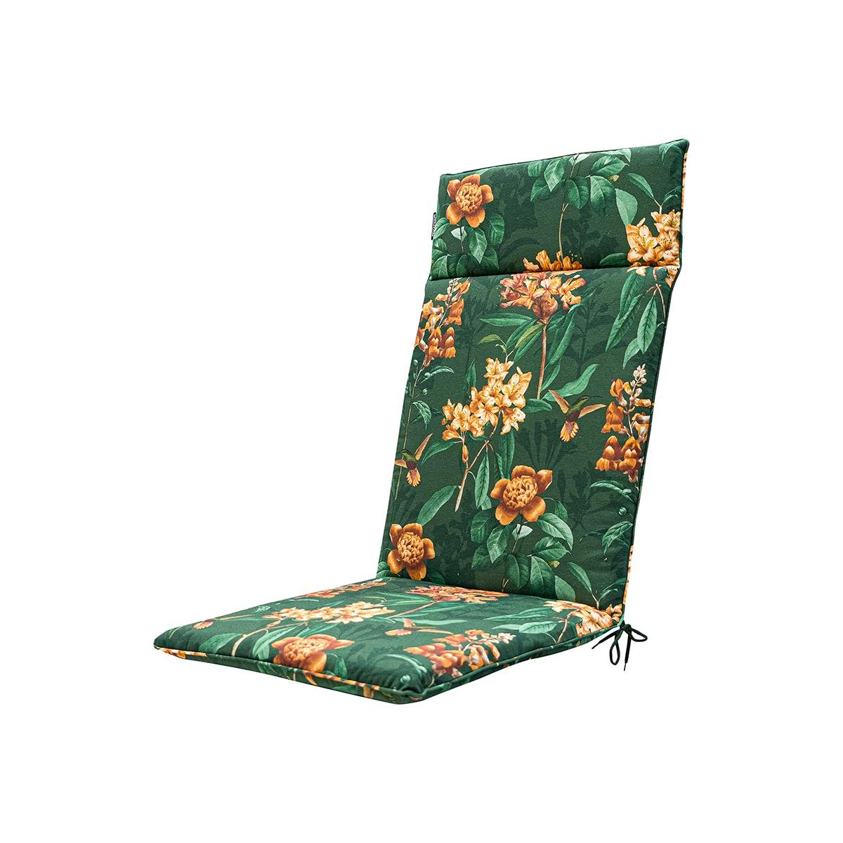 DE BESTE TUINKUSSEN MET HOGE RUG 120x50 - LUA GROEN