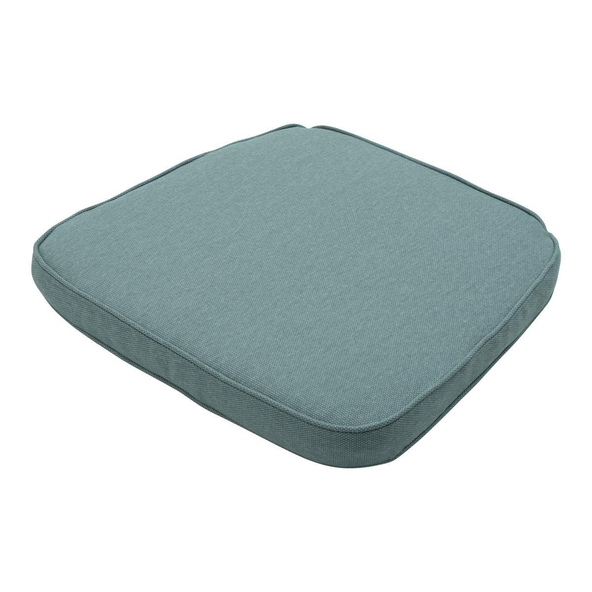 DE BESTE WICKERKUSSEN 48X48 - ZILVER - BEIGE GERECYCLED CANVAS