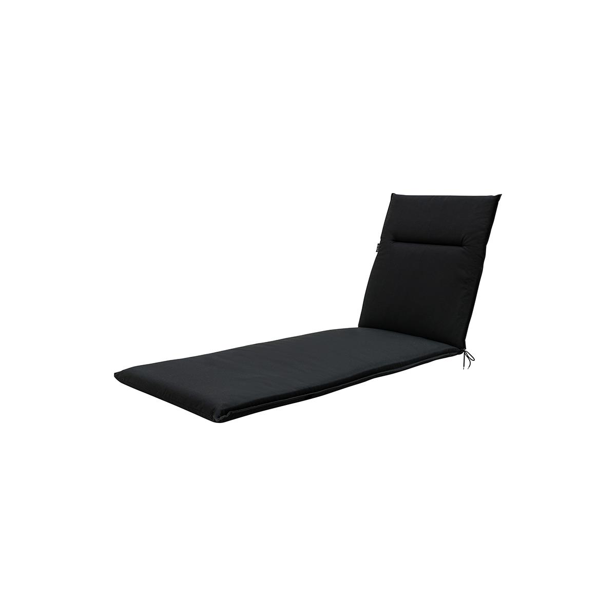 DE BESTE MADISON LIGBEDKUSSEN 200X60 ZWART - PHANTOM BLACK ECO