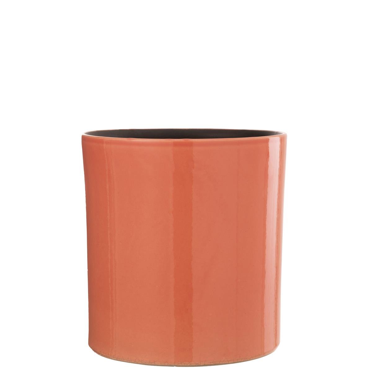 DE BESTE J-LINE BLOEMPOT FLEK VAN KERAMIEK IN DE KLEUR ROZE - GROOT FORMAAT - Ø 25.00 CM