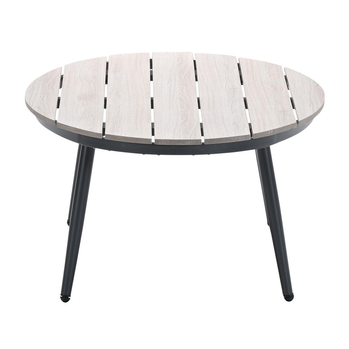 DE BESTE GARDEN IMPRESSIONS LUCAS LOUNGETAFEL OVAAL 120CM - LIGHT IMOWOOD