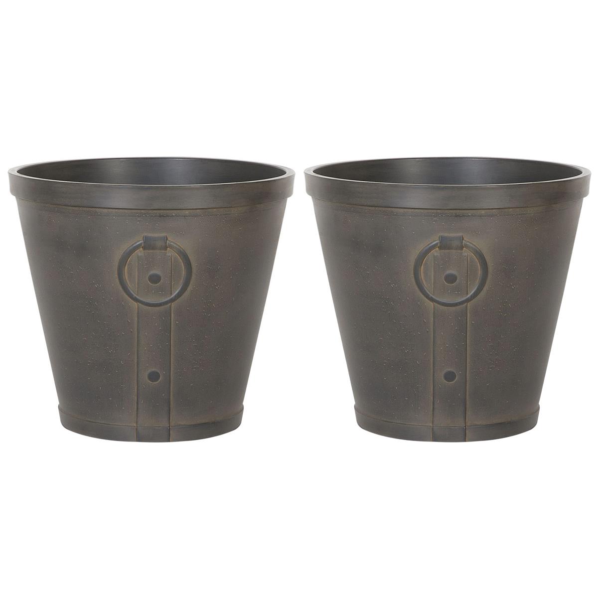 - DE BESTE BELIANI VARI BLOEMPOT SET VAN 2 BRUIN 45 CM KLEI VEZELMENGSEL - REVIEW EN GIDS