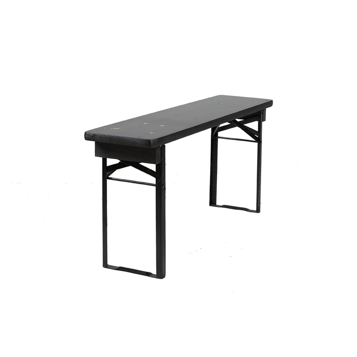 DE BESTE MAXIMAVIDA BERLIJN 120 CM ZWART INKLAPBARE BIERBANK