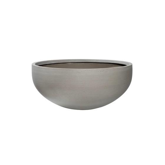 DE BESTE POTTERY POTS SCHAAL-PLANTENBAK MORGANA ZANDSTEEN GRIJS D 30 CM H 13 CM