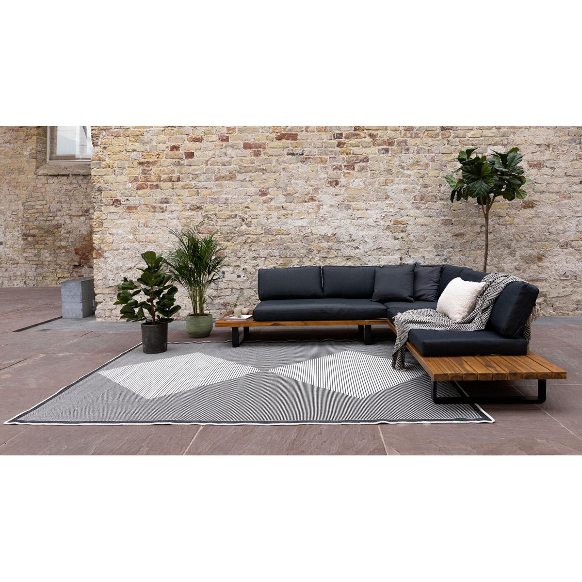 DE BESTE EVA INTERIEUR BUITENKLEED KITE ZWART 160X230CM