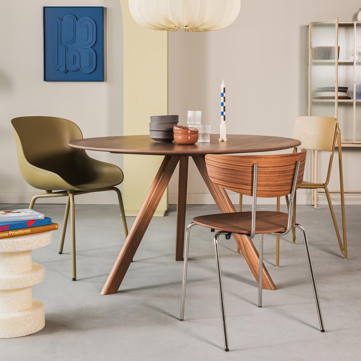 Ferm Living Herman Stool ワームグレー/クローム 【公式通販】