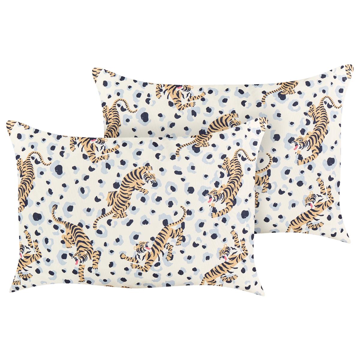 DE BESTE TUINKUSSEN SET VAN 2 IN MULTICOLOR - 40 X 60 CM - POLYESTER