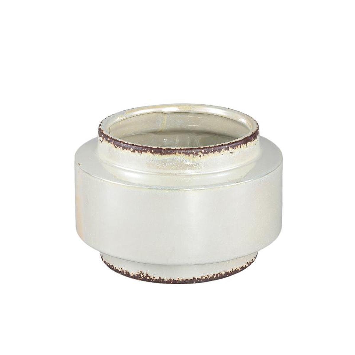 DE BESTE PTMD BLOEMPOT MELODI - 25x25x16 cm - KERAMIEK - PAREL