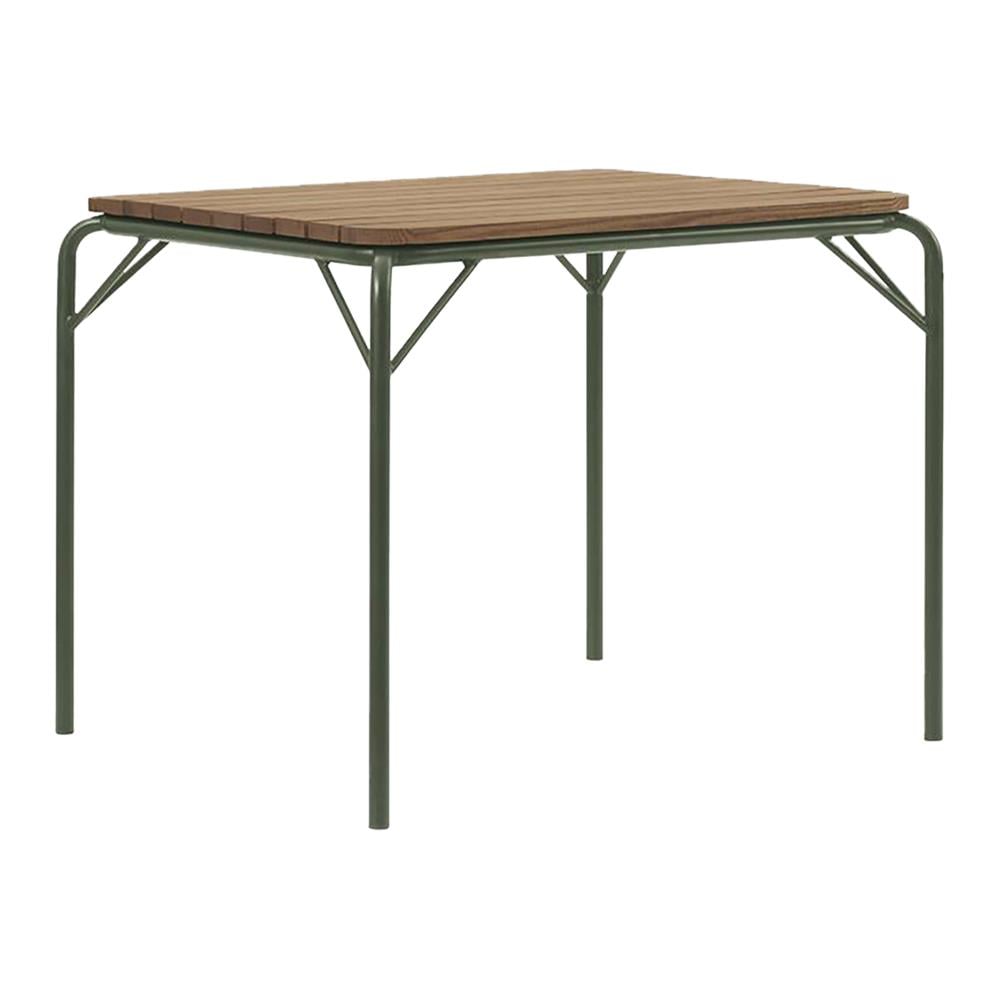 - DE BESTE Normann Copenhagen Vig Tuintafel van Robinia hout 90 x 80 cm - Groen - Luxueuze Toevoeging aan je Buitendecoratie