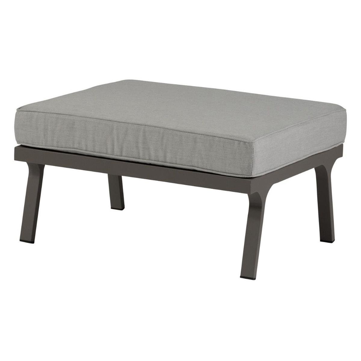 DE BESTE EXOTAN HOCKER VOOR BUITENGEBRUIK IN ORLANDO - ALUMINIUM - CHAMPAGNE KLEUR - 42x60x75 CM