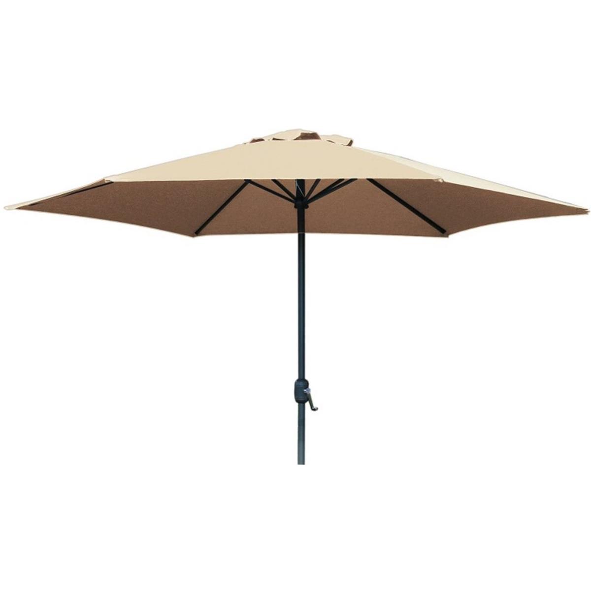 DE BESTE PARASOL LUXE MET 6 RIBBEN - Ø 300CM - ECRU