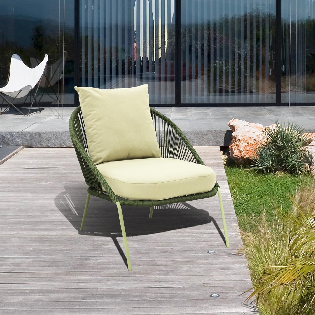 SenS-Line Ibiza Loungestoel Groen kopen? Shop bij fonQ!