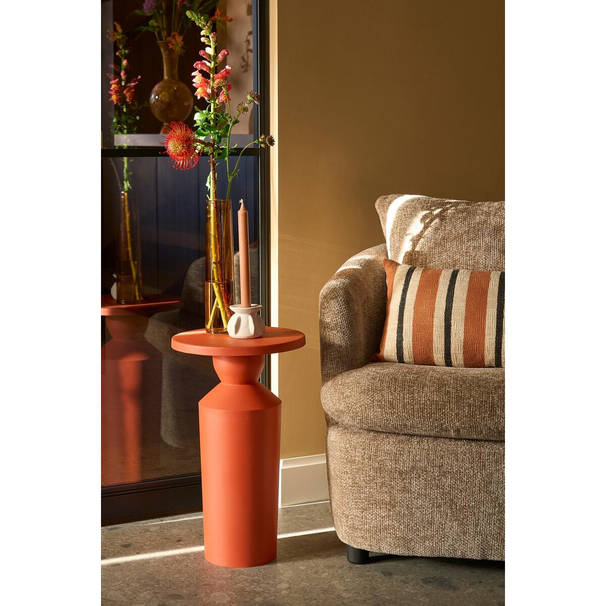 Mica Decorations Feroza Bijzettafel - H51 x Ø30 cm - Metaal