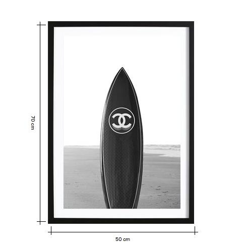 Wallified - Black Chanel Board Poster - Wallified - Fashion