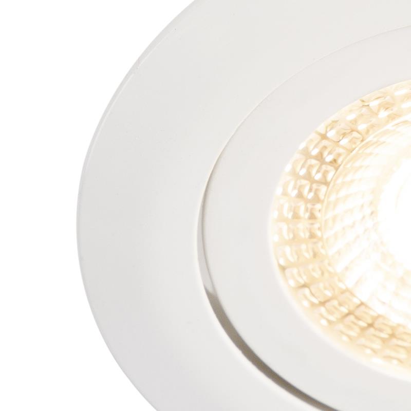 QAZQA mio - LED Dimmable Spot encastrable Moderne variateur inclus