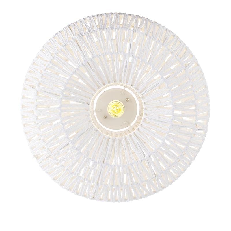 QAZQA Retro White Rope Ceiling Light - Lina