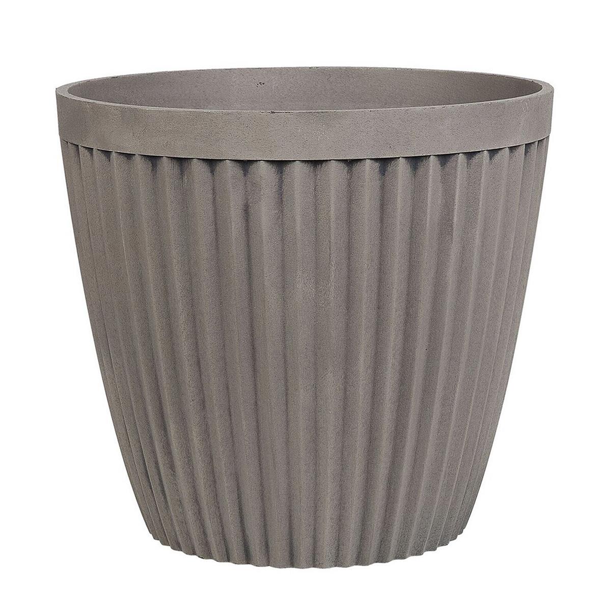DE BESTE PLANTENBAK POKA IN GRIJS 44 CM VAN BELIANI