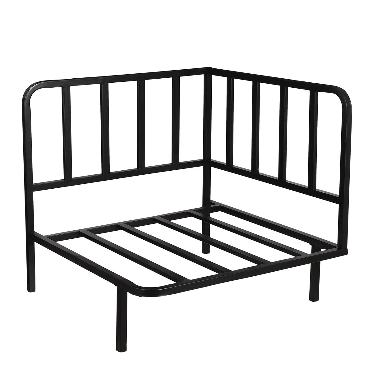 DE BESTE MANIEREN OM JE BUITENRUIMTE TE DECOREREN MET DE MICA DECORATIONS CELO LOUNGEBANK HOEKELEMENT - L83 CM - ZWART