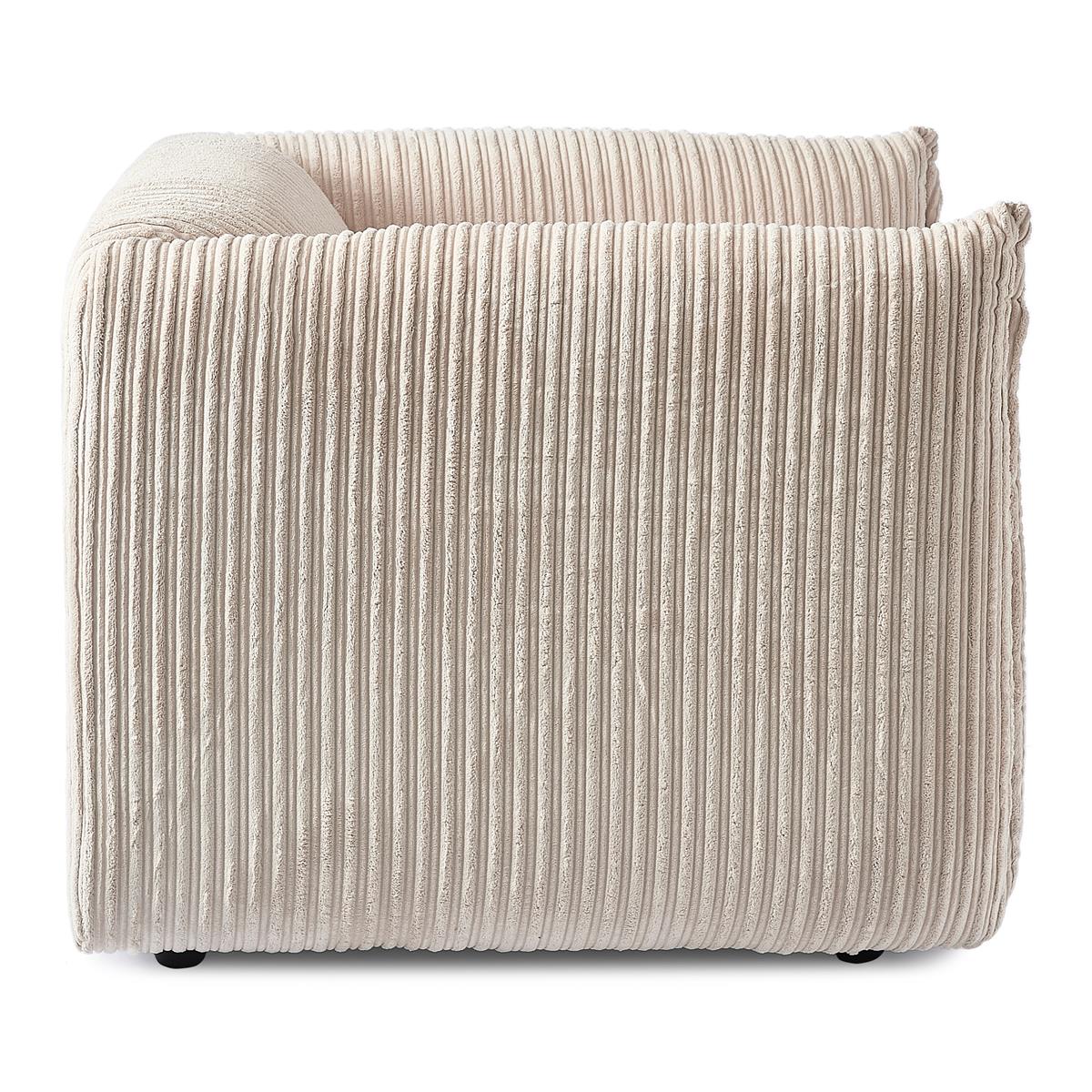 by fonQ Ribbon Fauteuil Crème - Stijlvol & Comfortabel