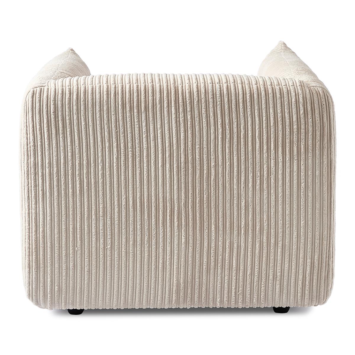 by fonQ Ribbon Fauteuil Crème - Stijlvol & Comfortabel